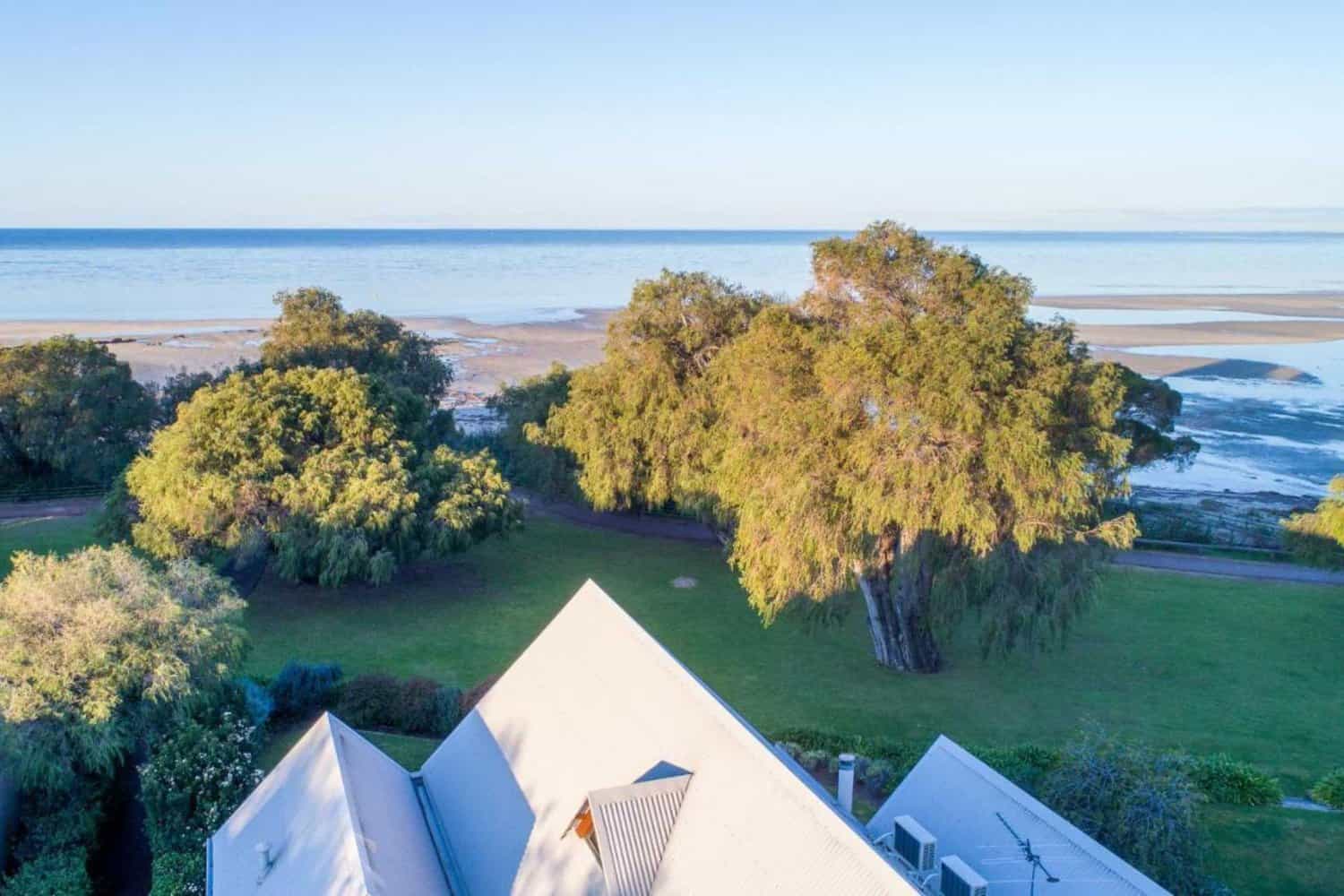 Aerial view of Whalers Cove, Dunsborough resorts 5 star