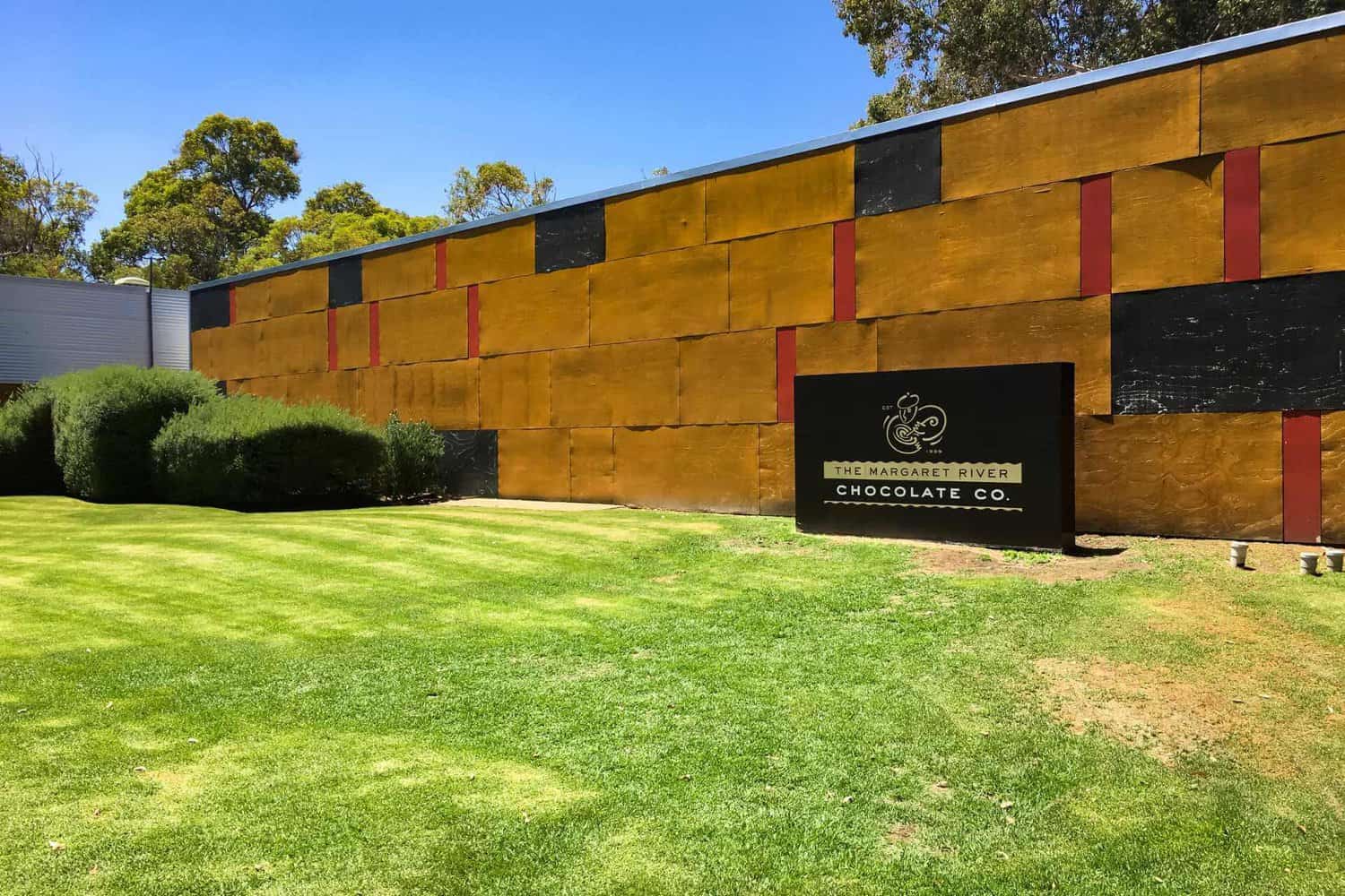 Margaret River chocolate factory, view from outside