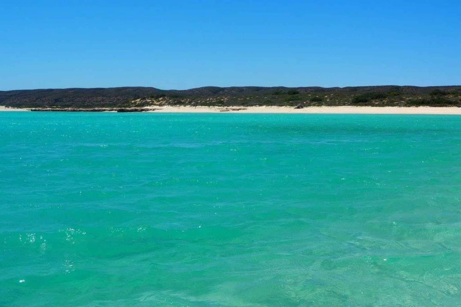 Scenic ocean view at Jurien Bay, showcasing the beautiful waters where sea lion tours take place during the Perth to Exmouth adventure, offering visitors a chance to encounter majestic marine life up close